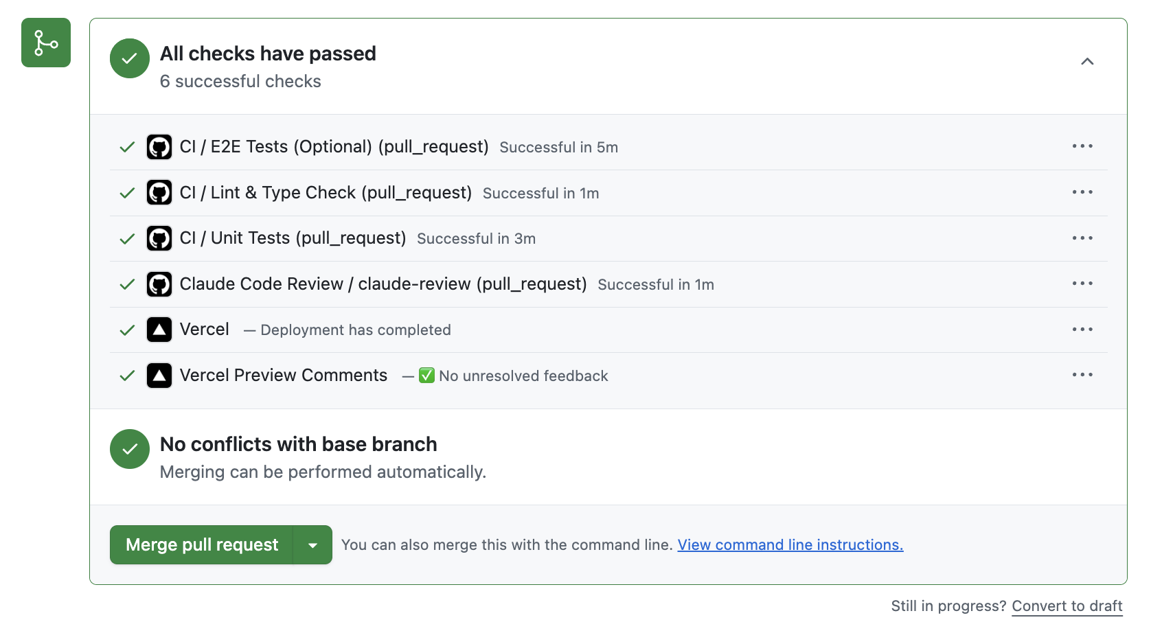 GitHub PR Checks